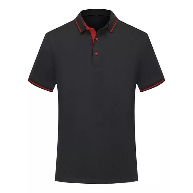 Playera Tipo Polo Moda Casual Manga Corta Para Hombre Mujer