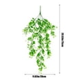 thumbnail image 3 of Blueek Simulation Rattan Hanging Plants - 2Pcs Artificial Greenery Wall Decor for Indoor & Outdoor - Perfect for Home & Wedding Decoration, 3 of 6