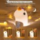thumbnail image 3 of (Mauve) Rveil Enfant Lumineux 3 Couleurs Veilleuses Jour/Nuit Rechargeable, LED Rveil Numrique avec Jolie Forme de Licorne pour Fille Garons Ado Snooz, 3 of 5