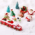 thumbnail image 5 of Windfall 1pcs Christmas Miniature Figurines Mini Santa Clause Ornament Xmas Micro Landscape Christmas Tree Snowman Reindeer Gift for DIY Fairy Garden, 5 of 8
