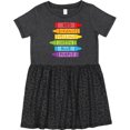 thumbnail image 3 of Inktastic Colored Crayons Girls Toddler Dress, 3 of 5