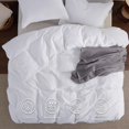thumbnail image 4 of Washed  Duvet Cover Full - Bright White Minimalist Duvet Cover for All, 4 of 9