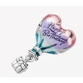 thumbnail image 2 of Abalorio Charm Dije 100% plata de ley 925 Globo Happy birthday cumpleaños, 2 of 2