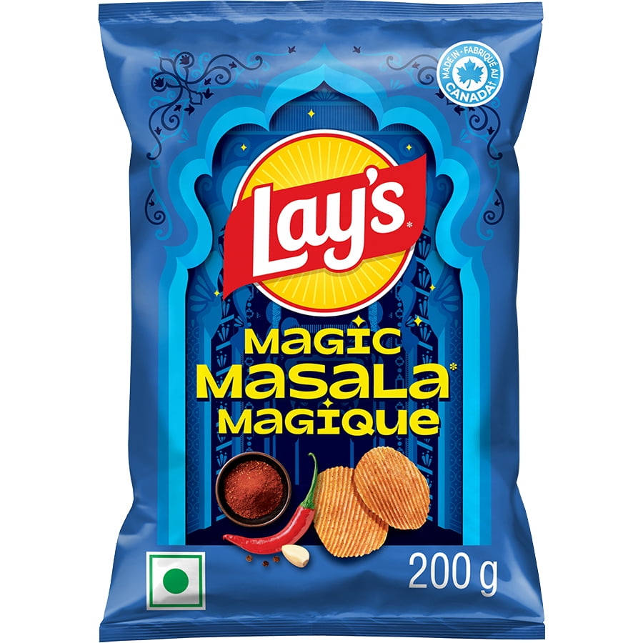 Lay’s croustilles assaisonnées ondulées Masala magique