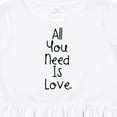 thumbnail image 4 of Inktastic All You Need is Love Girls Toddler Dress, 4 of 5