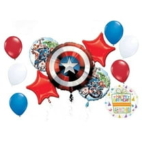 Avengers Birthday Party Supplies 12pc Balloon Bouquet Decorations