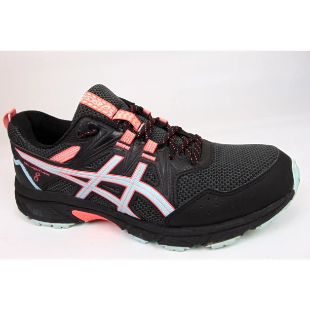 Asics Gel-Venture 8 Athletic Training Sneaker Women Size 8.5 M, Black Multicolor