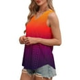 thumbnail image 6 of Womens Plus Size Tank Tops, Sleeveless Shirts for Women Summer Fashion Loose Fit Ombre Tie Dye Crewneck Tees, 6 of 6