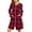 Red, variant on Womens Zipper Short Robe Christmas Buffalo Plaid Long Sleeve Bathrobes Sleepwear Soft Housecoat with Pockets Zip Up House Robes