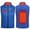 Blue, variant on TFEOQRY Toddler Boys Girls Heated Vest USB Intelligent Constant Temperature Heated Windproof Plus Size Coat For Children Winter 2 Heated Jacket Coat Blue