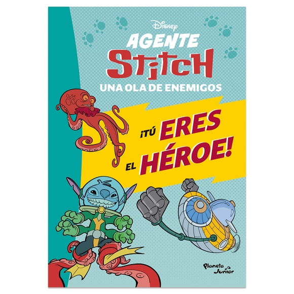 Agente Stitch Una Ola de Enemigos Planeta Libro de bolsillo 1ra edicion