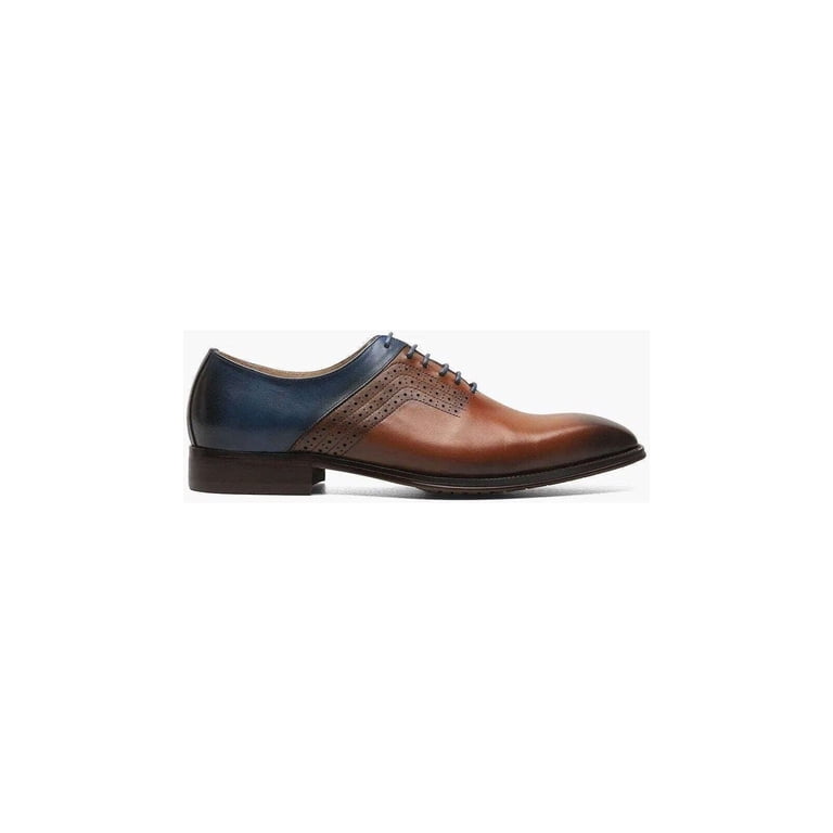 NEW STACY ADAMS halloway plain toe oxford shoe in cognac Stacy Adams Newell Plain Toe Oxfords, Cognac - Tan | Dress  main image 4