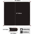 thumbnail image 5 of REDCAMP Ultralight Tent Footprint for 1-2 Person Tent, Multifunctional Waterproof Camping Tarp for Outdoor Hiking, Lightweight and Compact, 87x55in, 5 of 8