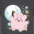 thumbnail image 3 of Pokémon - Clefairy Moon Stars - Toddler And Youth Short Sleeve Graphic T-Shirt, 3 of 5