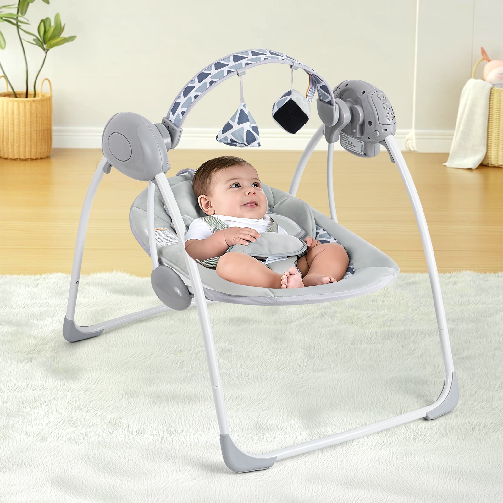 Portable Baby Swing,Baby Swings for Infants,Folds Easy with Portable Baby Swing,Baby Swings for Infants,Folds Easy with