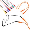 thumbnail image 3 of 1PC Hot Eyeglasses Straps Elastic Silicone Sunglasses Chain Sports Anti-Slip String Glasses Ropes Band Cord Holder Candy Color B-sky blue, 3 of 6