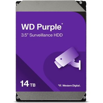 WD Purple 2TB Surveillance HDD - 5400 RPM, SATA 6 Gb/s, 64MB Cache