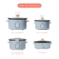 thumbnail image 5 of Beautiful 6 Qt Programmable Slow Cooker, Cornflower Blue by Drew Barrymore, 5 of 10