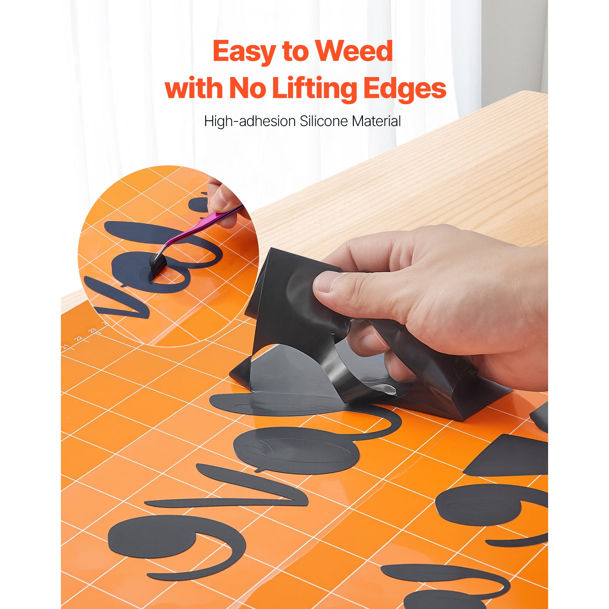 KFFKFF Heat Transfer Vinyl Roll, 12 in x 50 ft, Glossy Black HTV for Iron-On Applications, Easy to Cut and Weed, Durable Adhesion, Compatible with Cutting Machines, Suitable for T-Shirts, Pillows