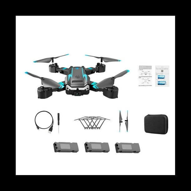 8K HD CáMara úNica Drone Control Remoto AvióN Juguetes con FuncióN AutomáTica de EvitacióN de ObstáCulos para NiñOs BateríA de 3 Piezas