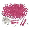 thumbnail image 1 of HILABEE 200 Pieces Zipper Repair Kit Removable Multifunctional for Tent Purse Size 8 Rose Red, 1 of 9