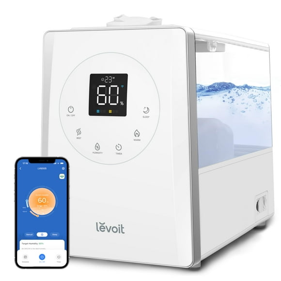 Humidificador LEVOIT LV600S Smart Warm/Cool Mist 6L para 70 m²