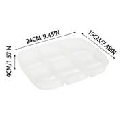 Food Storage Containers with Lids 6 Compartment Meal Prep Containers Divided Plates for Adults Snackle Box Container