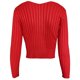 thumbnail image 5 of Femmes col en V profond haut maigre chaîne Cardigan décontracté ouvert devant chemise pull hauts, 5 of 9
