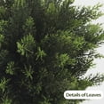 thumbnail image 6 of 50cm Artificial Cypress Topiary Tree, Outdoor Articial Cypress Tree With Spike, Indoor Realistic Faux Bushes Plants For Home Living Room Outside Front Porch Decor.(set Of 2), 6 of 7