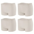 thumbnail image 1 of Calzoncillos tipo bóxer de algodón para mujer, ropa interior para mujer, pantalones cortos con entrepierna de algodón, paquete de 4, 1 of 5