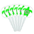 thumbnail image 1 of Hibiscus Turtle Cupcake Picks Toppers - Set of 6, 1 of 1
