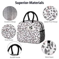 thumbnail image 4 of Womens White and Pink Of Leopard Print Lunch Box for Work,Insulated Lunch Bag for Women,Loncheras Para Mujer,Leakproof Adult Lunch Bag for Work,Beach,Travel,Picnic,Camping, 4 of 7