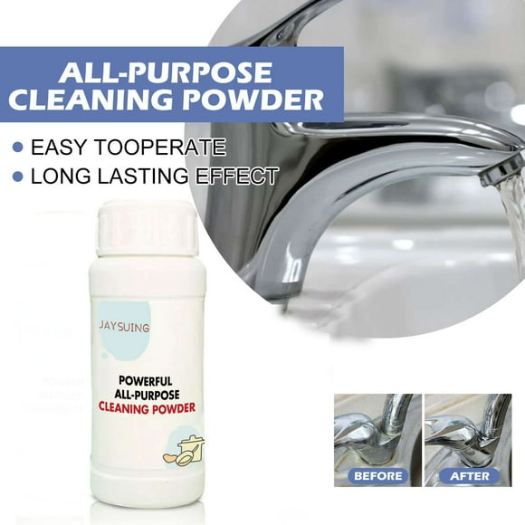 Polvo limpiador instantáneo para cocina ZJT250128086 | Limpiador en espuma multiusos y eliminador de óxido | Potente quitagrasas y manchas | Apto para encimeras, hornos, parrillas, acero inoxida