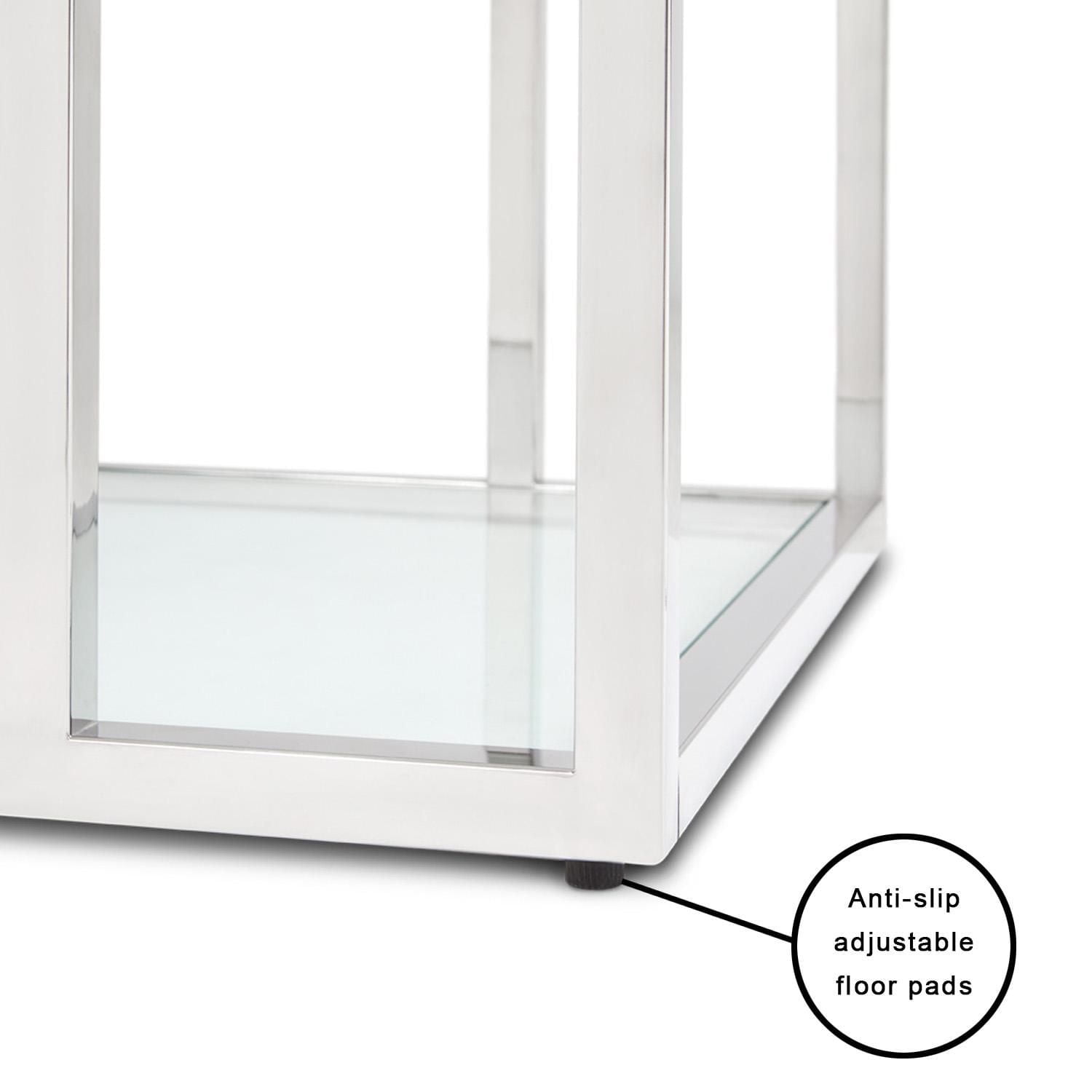 Table d'appoint Silver Multi Shelves