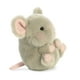 thumbnail image 4 of Ratón de peluche Aurora Round Rolly Pet Frisk Mouse, 12 cm, gris, 4 of 5