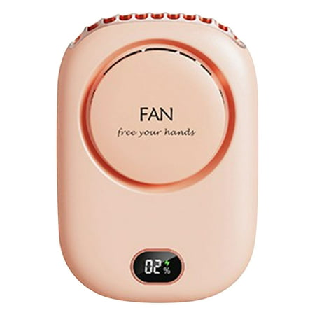

Bvodoz Clearance! Portable Hanging Neck Fan Wearable Personal Fan Battery Operated USB Rechargeable 3 Speed Mini Handheld Air Conditioning Cooling Refrigeration Necklace Fan Camping Outdoor