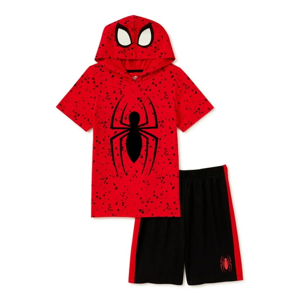 spiderman t shirt and shorts