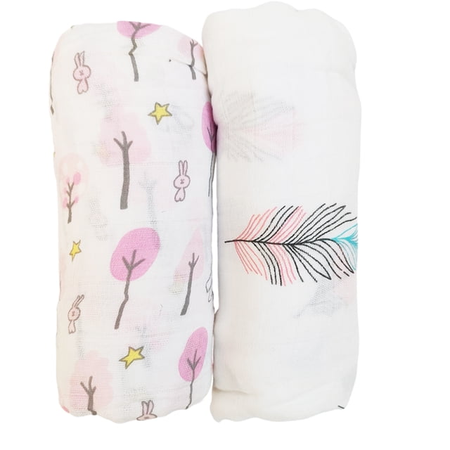 Set de 2 Sabanas Muselinas para Bebe Suave Trasnpirable Dara Baby