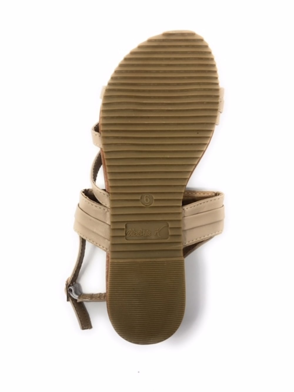 Victoria K Women's Front Straps And Link Chain Sandals