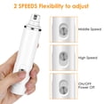 thumbnail image 5 of OWNPETS Rechargeable Pet Nail Grinder Trimmer for Small, Medium, Large Dogs Cats with 3 Grinding Ports and 2 Running Speed, 5 of 8
