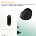 thumbnail image 3 of Fintie Silicone Cover for Nest Doorbell (Wired), Protective Skin Case Compatible with Nest Hello Video Doorbell, Black, 3 of 7
