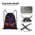 thumbnail image 4 of Pofeuu Five Nights At Freddy'S for Water-Resistant 210D Drawstring Bag Compact Foldable Design Gym Yoga Travel Essentials Lightweight Carryall-Small, 4 of 6