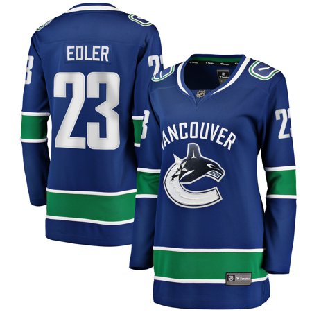 Vancouver Canucks Jersey - Alexander Edler Vancouver Canucks Fanatics Branded Women's Home Breakaway Player Jersey - Blue