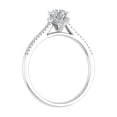 thumbnail image 2 of 0.40 ctw Floating Halo Designer Engagement Ring in 14K White Gold (Ring Size 11) (I1-I2 Clarity), 2 of 5
