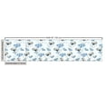 thumbnail image 2 of Ambesonne Plane Fabric by the Yard Upholstery, Airplanes and Clouds, 2 Yards, Dark Blue Grey Eggshell, 2 of 4