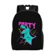 thumbnail image 1 of Fotbe Rex Dinosaur With Sunglasses Mochila de Viaje para Laptop, Mochila Ejecutiva Delgada y Resistente 15.6", 1 of 8