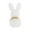 White, variant on HGWXX7 Easter Standing Table Decor Wooden Bunny Rabbit Tabletop Decoration Easter Decor Block Sign Table for Easter Home Party Supplies Easter Rabbit White