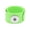 Green, variant on Snap Jewelry Slap Bracelet with Single Snap Holder in Black, 8-Inch Adjustable