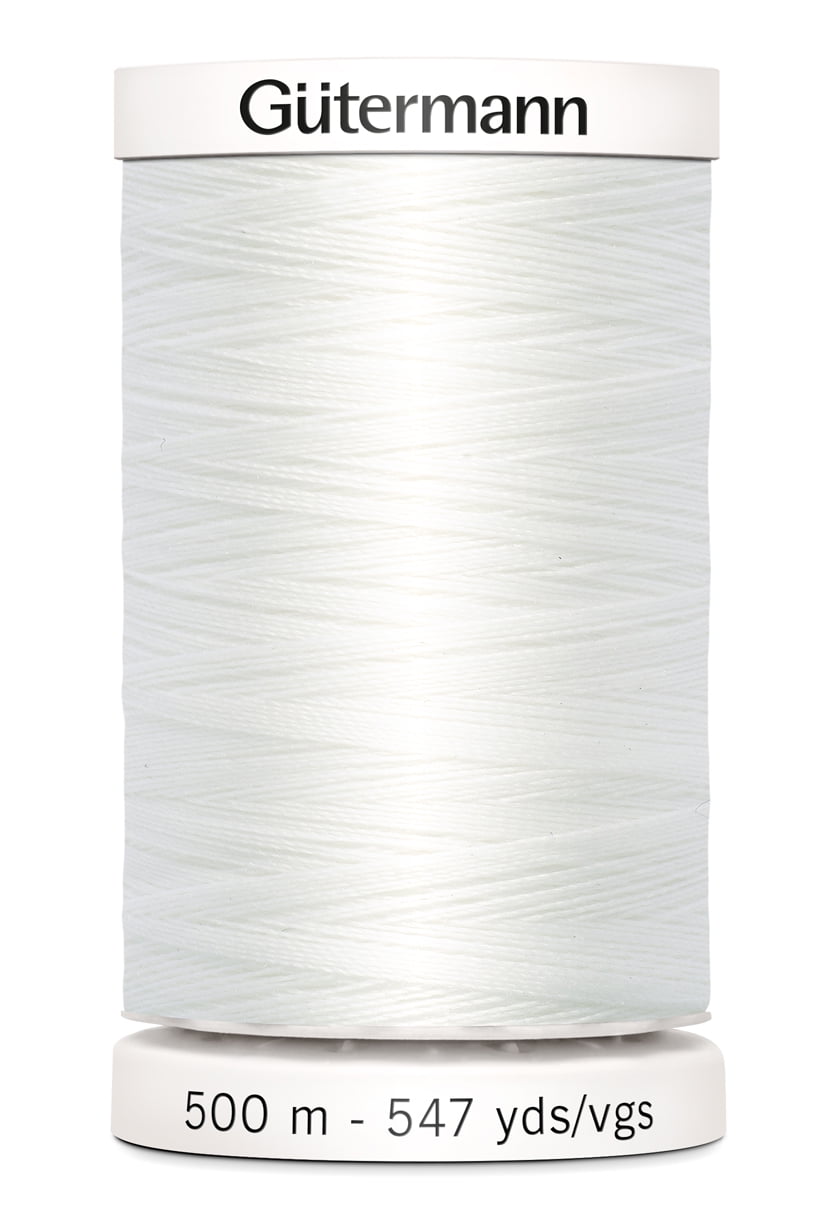 1000 m Polyester White Gutermann Sew-All Thread 