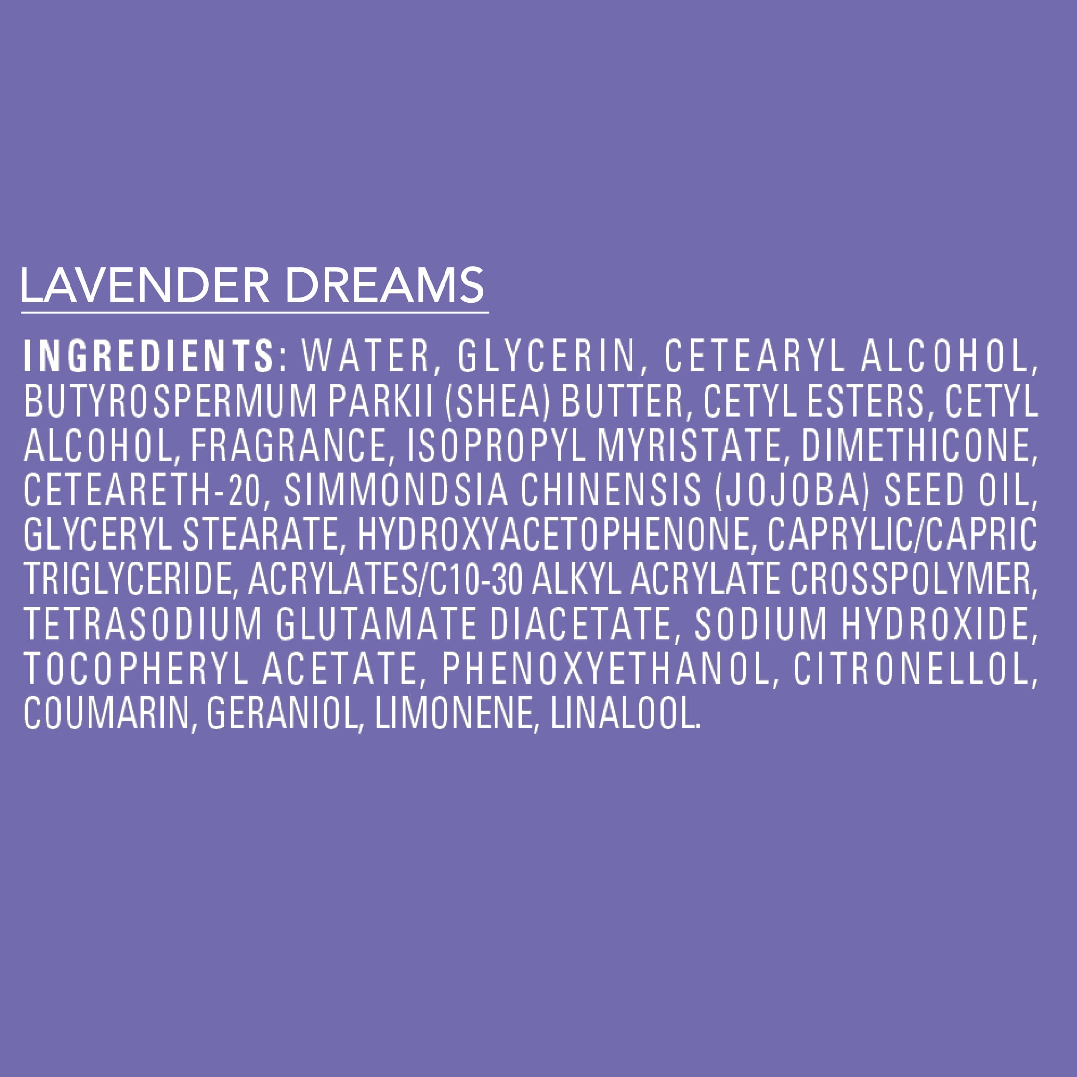 (5 pack) Jergens Shea Fusion Lavender Dreams Scented Body Lotion, Moisturizer for Dry Skin, 14 fl oz